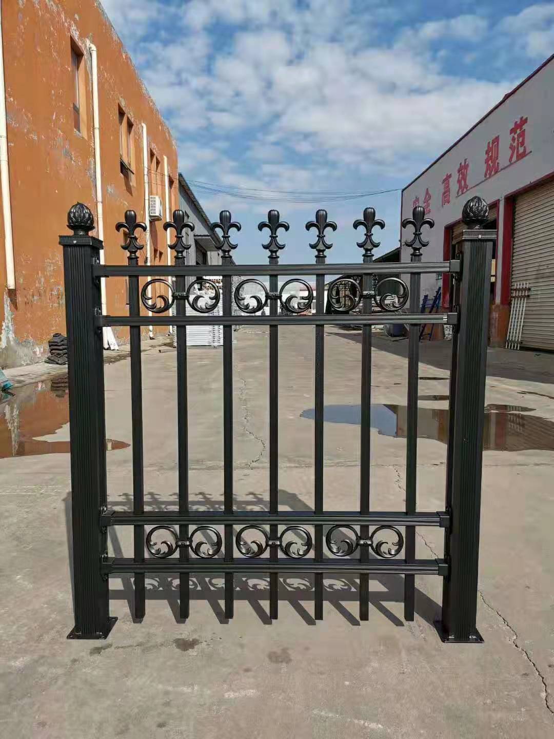 广州市清远锌钢栅栏厂家铁艺围墙护栏网厂家