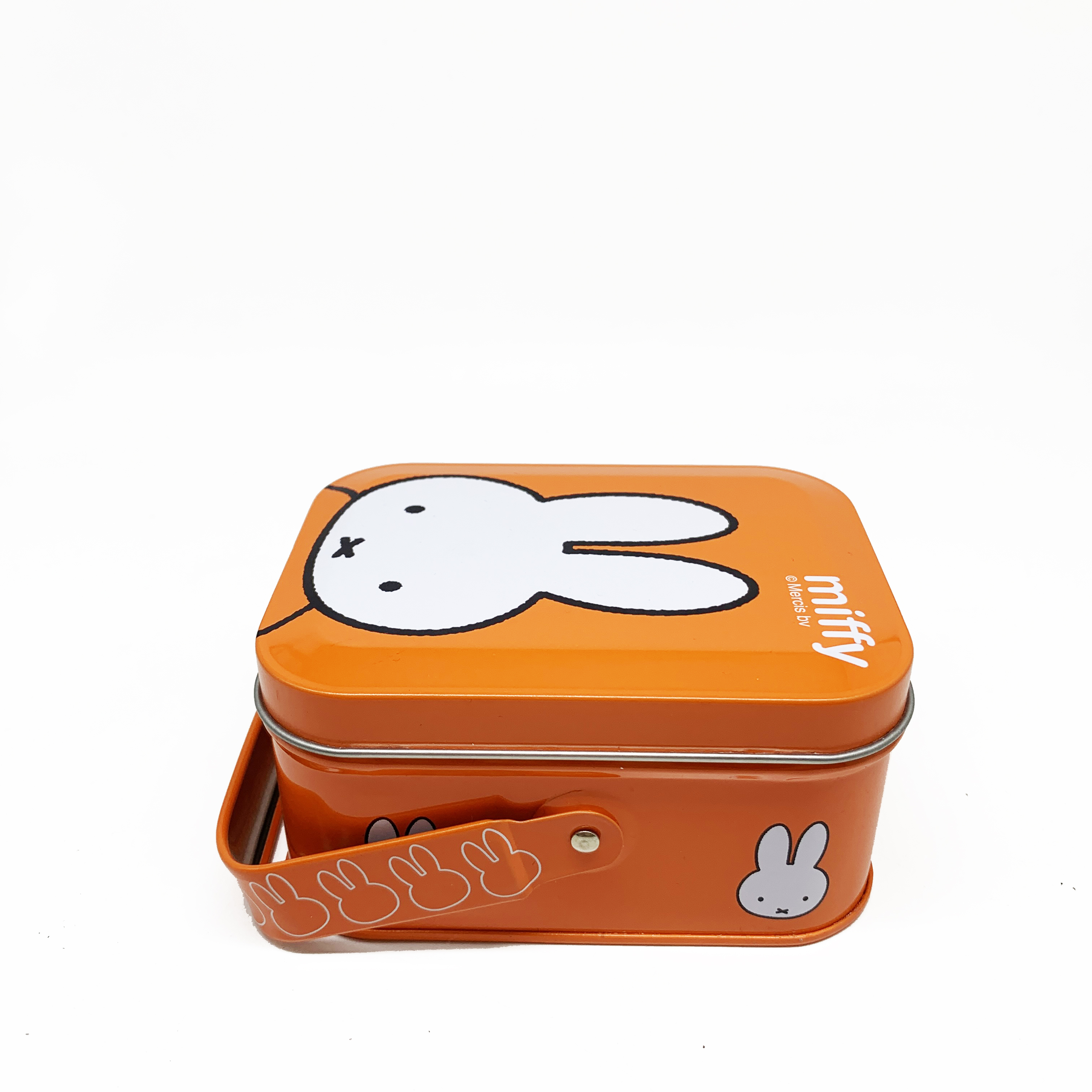 创意马口铁罐婚庆喜糖伴手礼盒 兔子款糖果手提手挽罐可定制