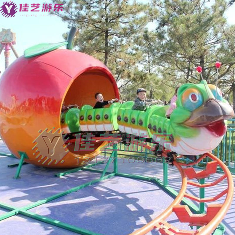 果虫滑车市场报价   儿童游乐设备果虫滑车厂家免费安装