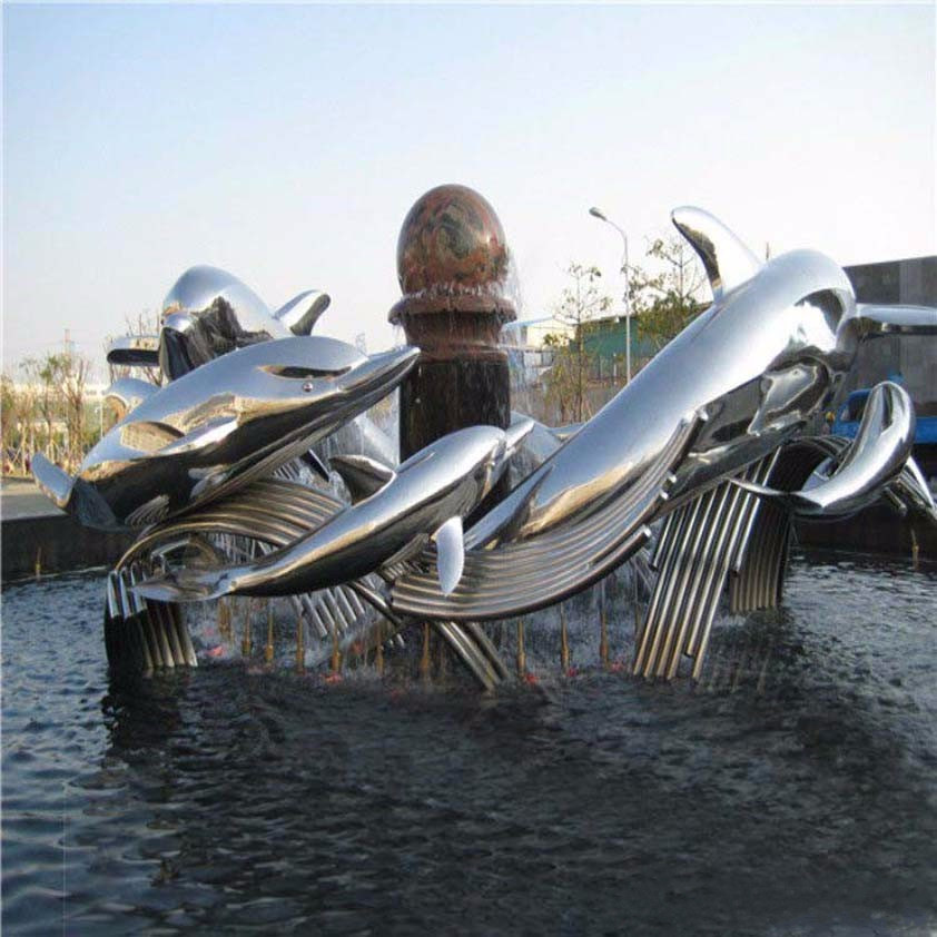 保定市不锈钢海豚雕塑广场景观海豚雕塑厂家不锈钢海豚雕塑广场景观海豚雕塑