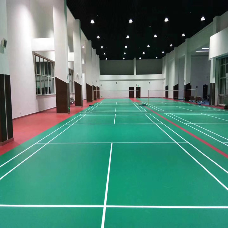 北京市羽毛球室地胶颜色 pvc塑胶地板厂家
