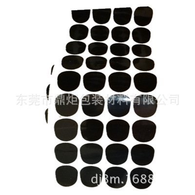 圆形黑色环保减震硅胶垫片 硅橡胶制品图片
