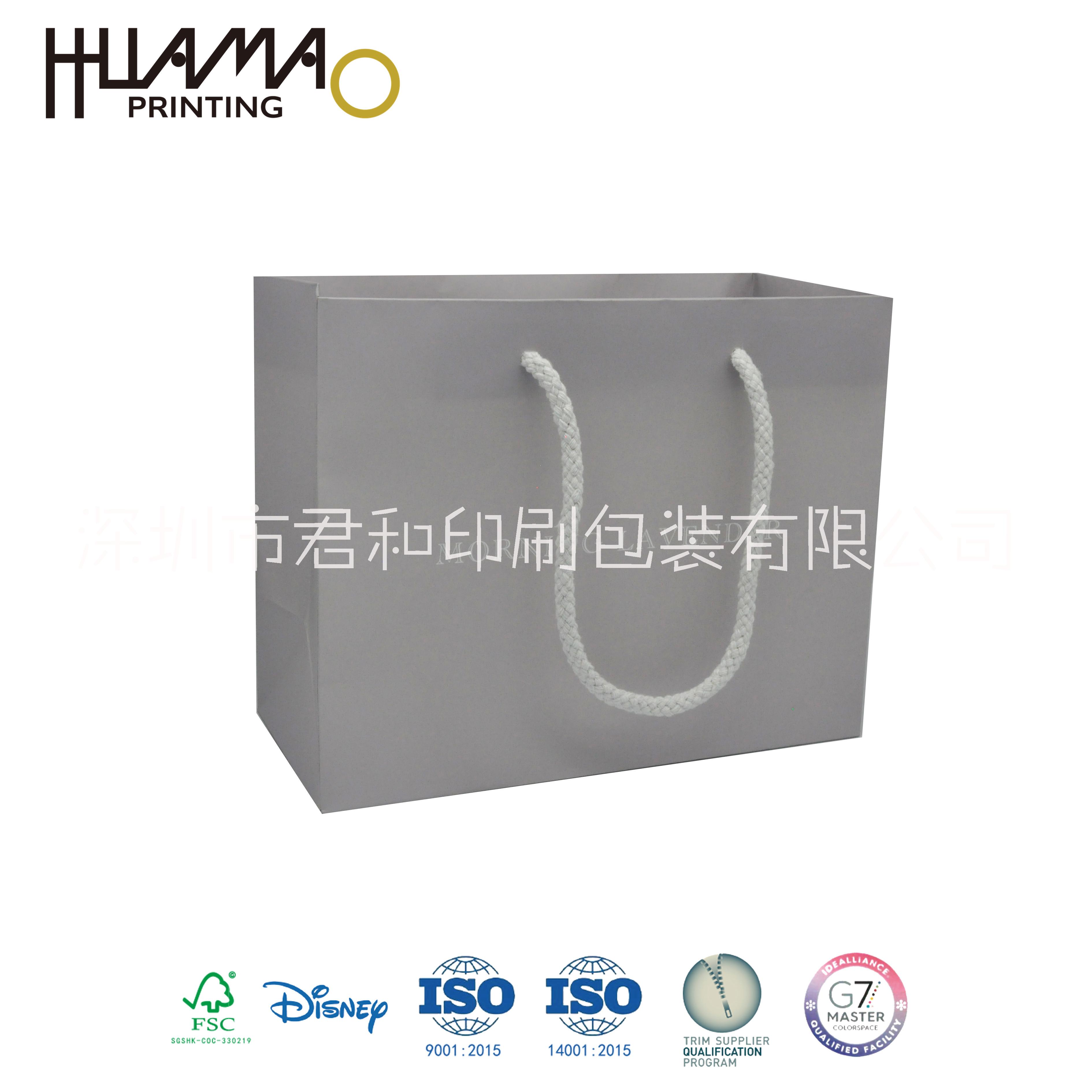 深圳 服装包装手提袋定制 免费设计加印LOGO 购物袋定制图片