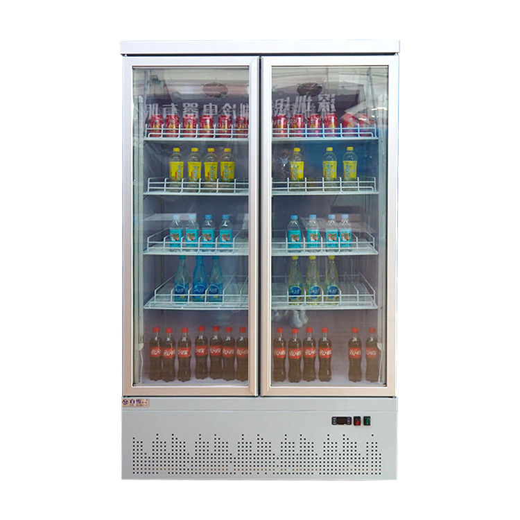 风冷饮料展示柜双门三开门冷藏超市冰柜便利店冰箱