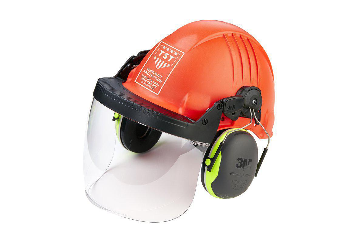 高压防护头盔 进口TST 高压水安全防护  3000公斤防护服