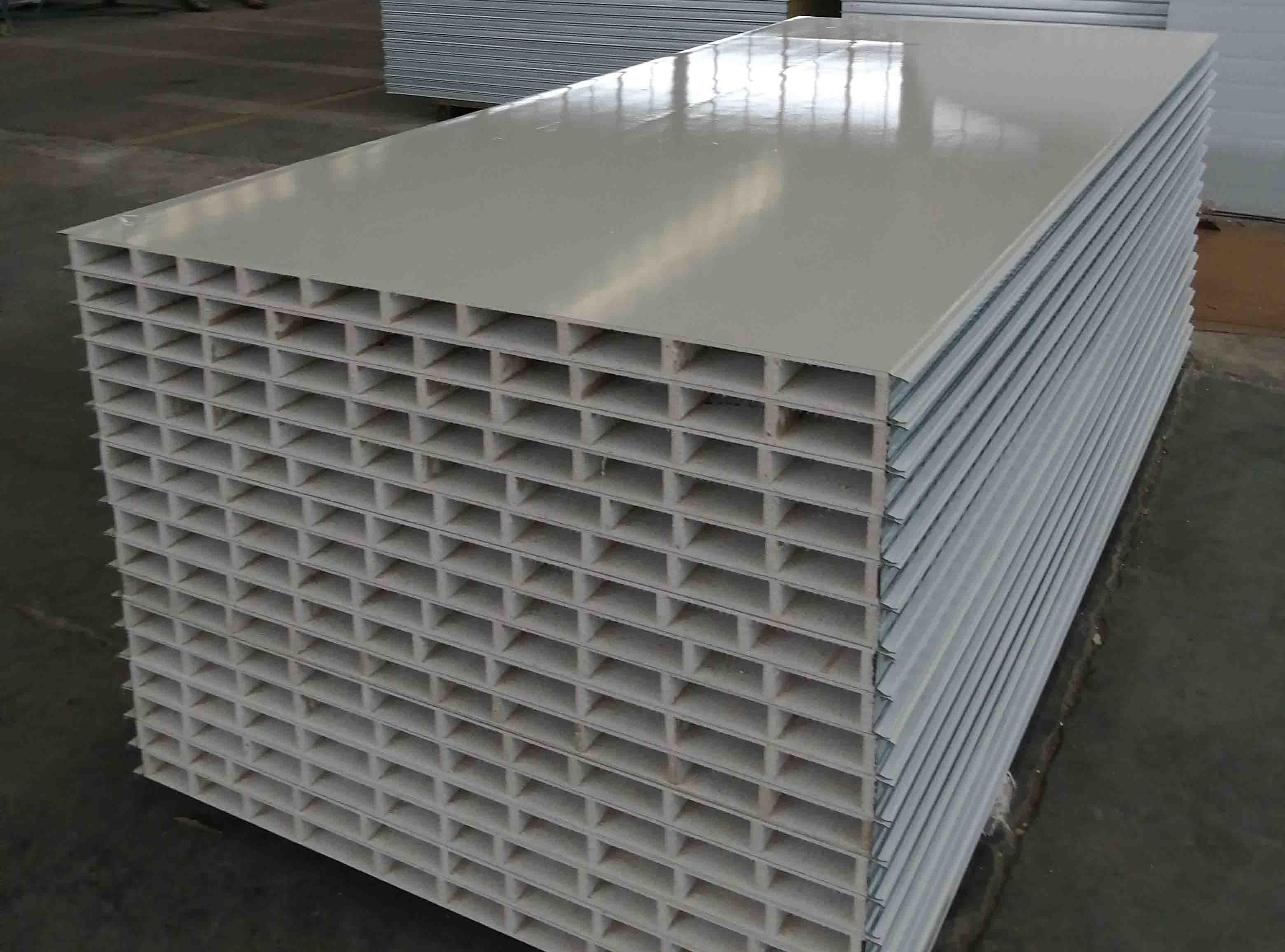 邢台保定中空玻镁净化彩钢板价格低质量好的厂家 中空玻镁净化彩钢板图片