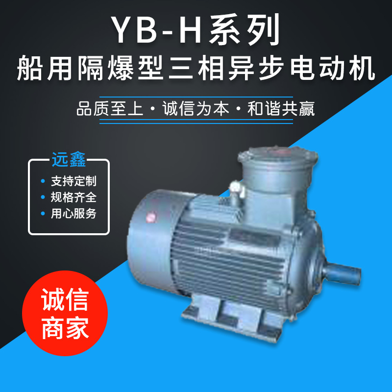 YB-H系列船用隔爆型三相异步电动机现货供应批发价格图片