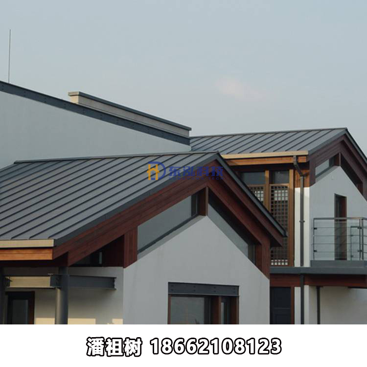 0.9mm厚矮立边铝镁锰板 25-160型铝镁锰屋面板 平房改造、四合院装修铝镁锰合金板图片