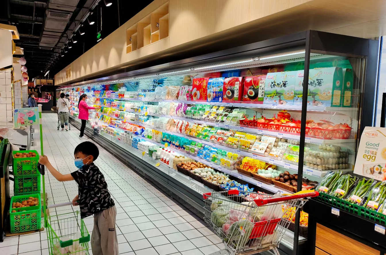 北京超市酸奶冷藏保鲜展示柜 专属定制图片