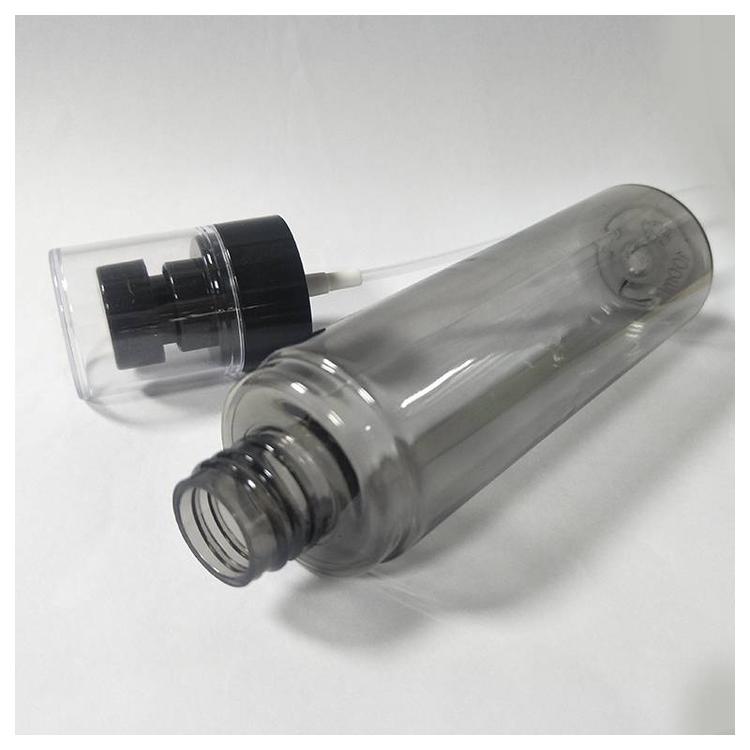 100ml PET塑料圆瓶 圆形泵头 喷雾瓶 化妆品瓶 香水喷瓶图片