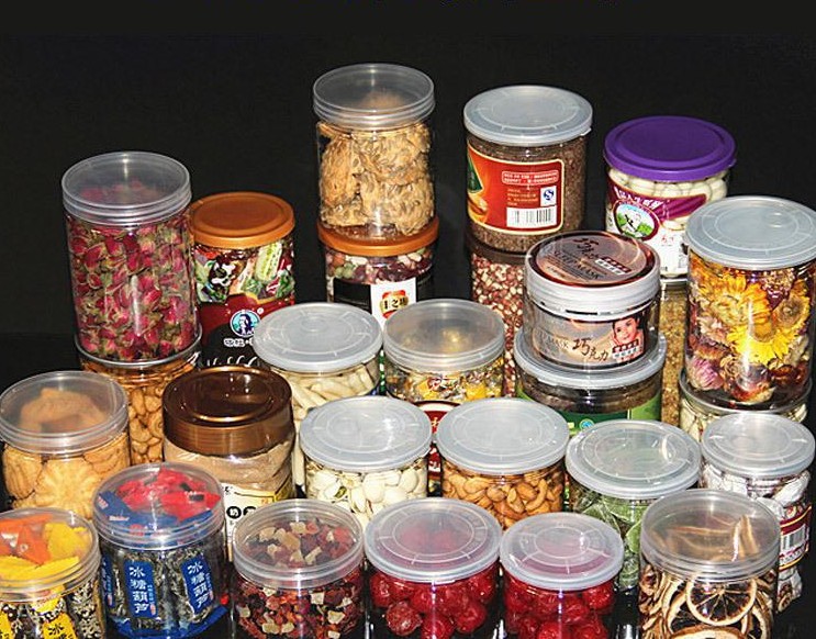 四川成都PET食品透明罐调味瓶中药塑料罐茶叶塑料罐食品级重庆图片