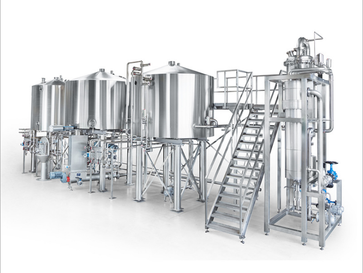 山东豪鲁大型酒厂原浆啤酒设备生产图片
