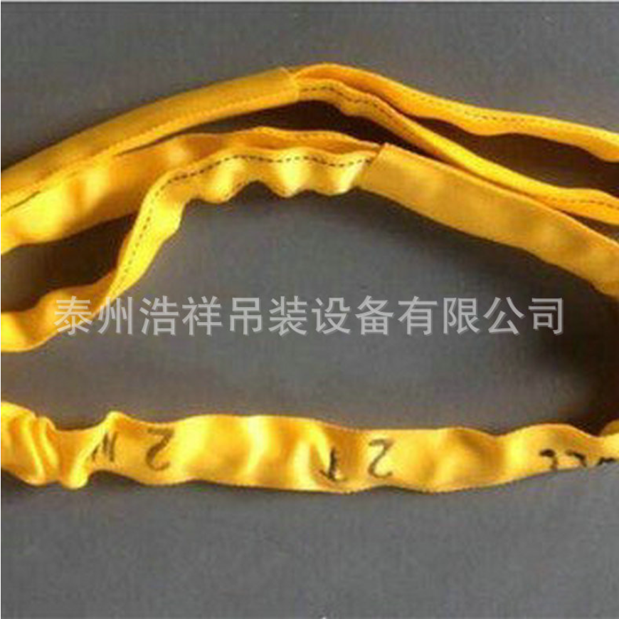 江苏厂家生产柔性环形吊装带 柔性高分子吊装带价格 柔性扁平吊装带定制