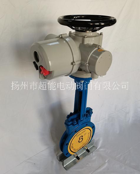 扬州超能 电动陶瓷刀型闸阀 PZ973TC-10C DN200图片