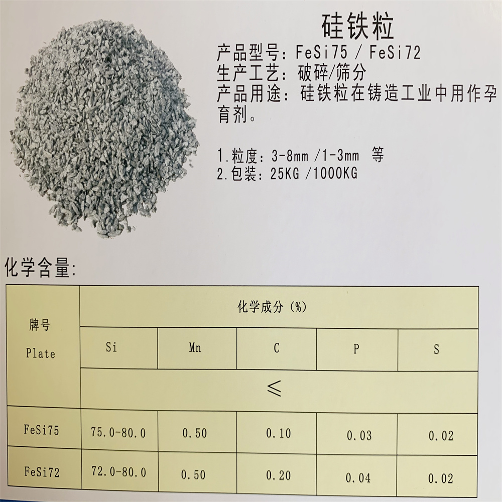 硅铁粉孕育剂 铸造业用硅铁粉