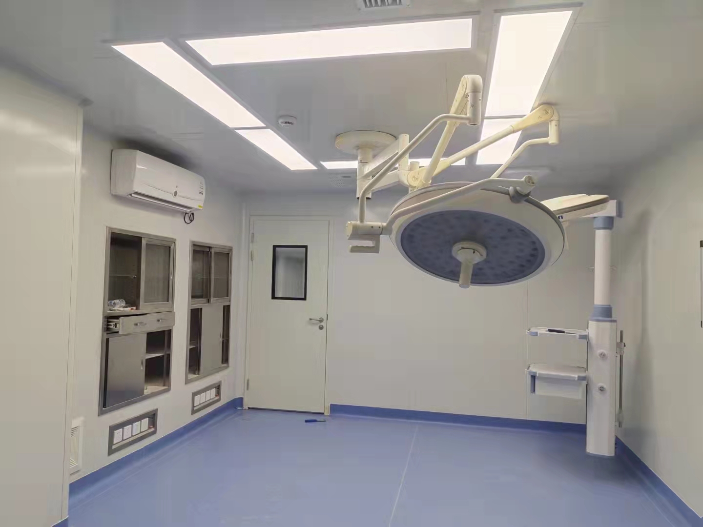 净化板食品厂手术室车间洁净板 岩棉彩钢复合夹芯板