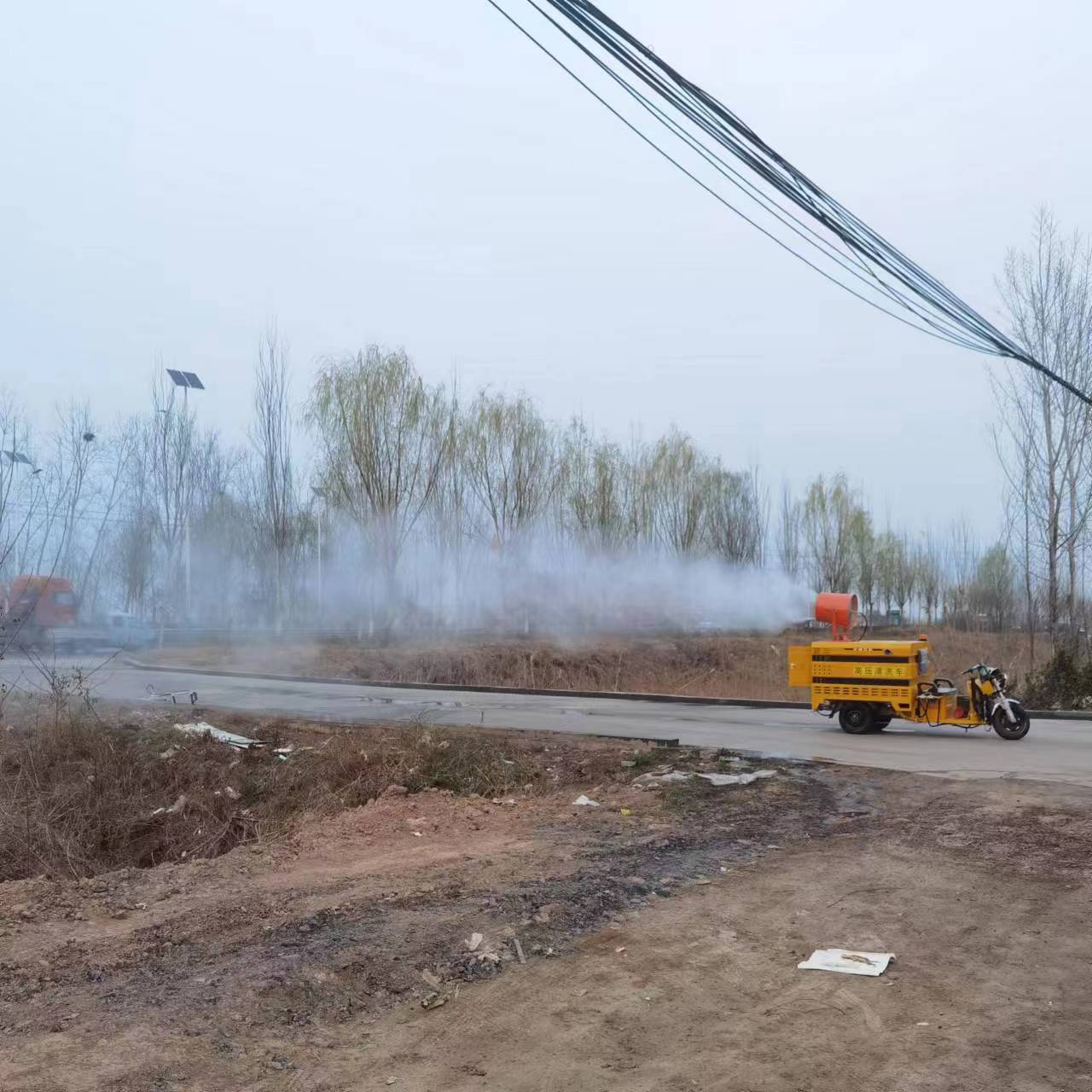 上海市电动三轮高压雾炮消毒车厂家