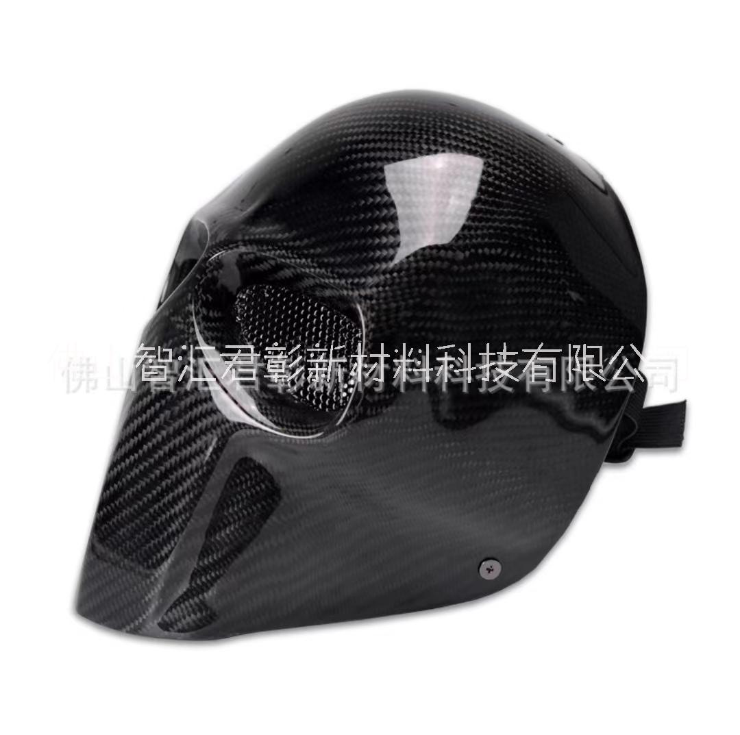 碳纤维头盔超轻耐用机车爱好者新潮时尚男女通用工厂直销 碳纤维超轻耐用头盔图片