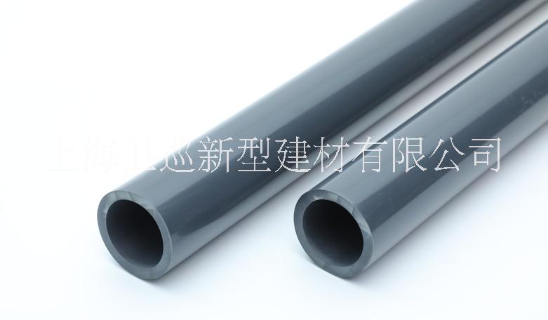 UPVC管塑料黑色化工管DN50UPVC管塑料黑色化工管DN50耐腐蚀耐酸碱PN16化工管道PN16S6.3