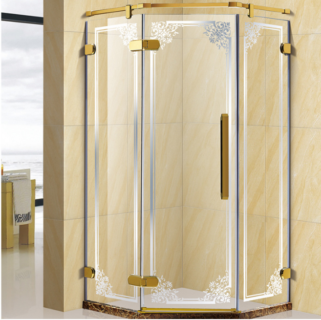 佛山酒店公寓简易淋浴房厂家定制 304不锈钢卫生间浴室玻璃隔断