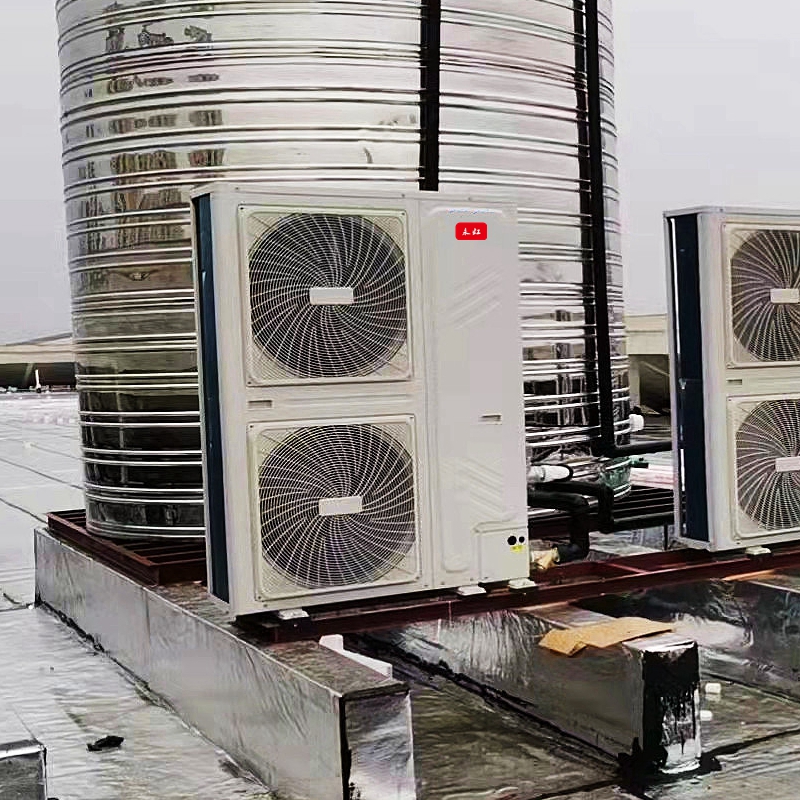空调热回收系统明装暖气片地暖三联供空气能热水器