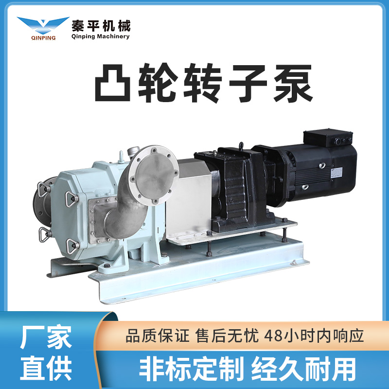秦平-QP150M凸轮泵-双端机封-防爆电机-污水污泥输送泵图片