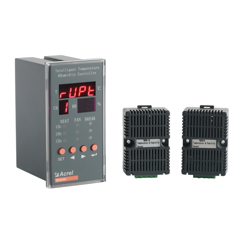 智能湿度控制器WHD46-22安科瑞多回路 温湿度 控制器 环网柜用 高压柜用   智能湿度控制器WHD46-22