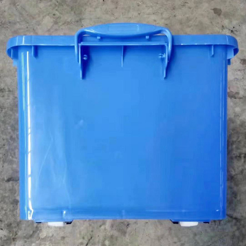 物流箱周转箱 塑料 平底加厚储物箱物流箱定 制 斜插箱带翻盖 塑料筐 胶框，胶箩，上板架；EU箱，欧标箱