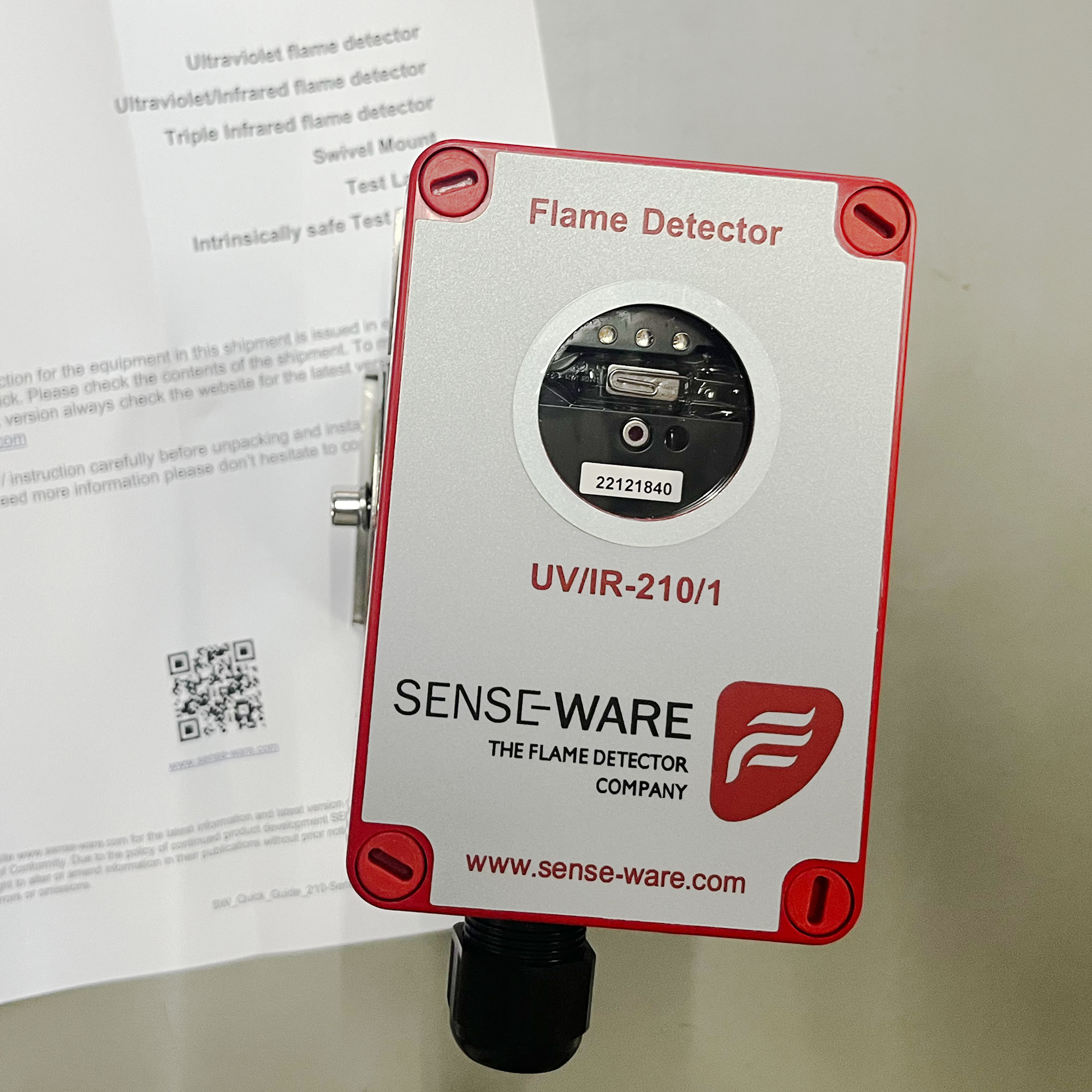 SENSE-WARE红紫外火焰探测器UV/IR-210/1