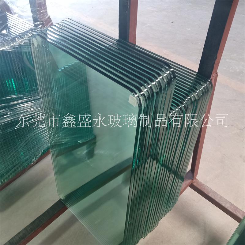 实体厂家按图纸尺寸加工透明钢化玻璃可开缺开通孔异形CNC精磨边 普白钢化玻璃 普白钢化玻璃厂家