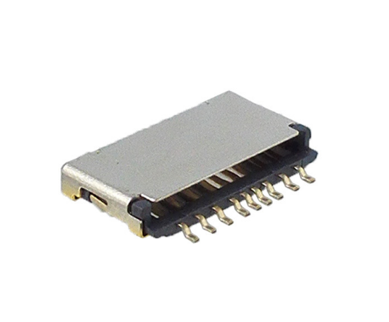 TF卡座9P检测开关 1.5H MICRO SD短体电子 卡座连接器 免费送样图片
