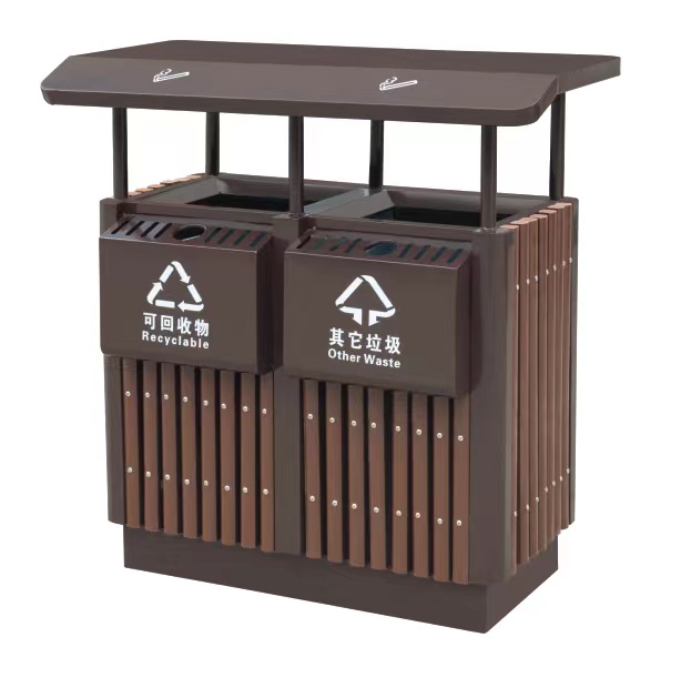 市政环卫垃圾桶 分类不锈钢垃圾桶 可移动垃圾桶 户外垃圾收集箱