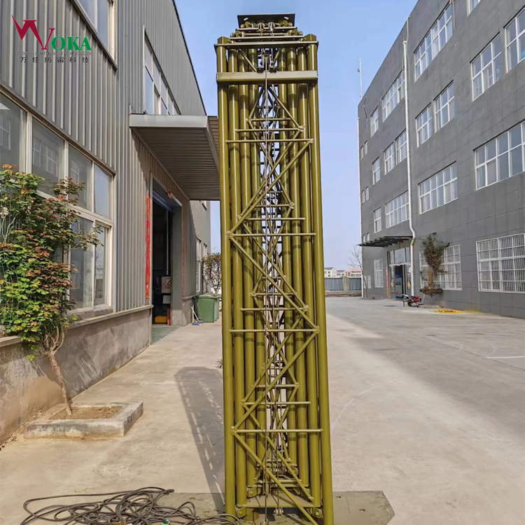 郑州市森林防火幕帘升降塔 30米自动伸缩塔 25米升降四角塔厂家