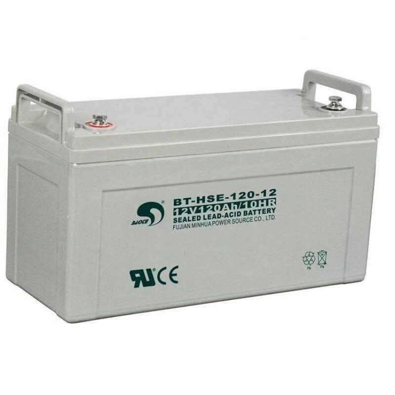 赛特蓄电池BT-HSE-120-12铅酸免维护12V120AH太阳能光伏UPS电源批发