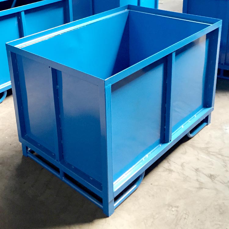408金属箱批发 上海铁皮箱厂家供应大众标准金属周转箱