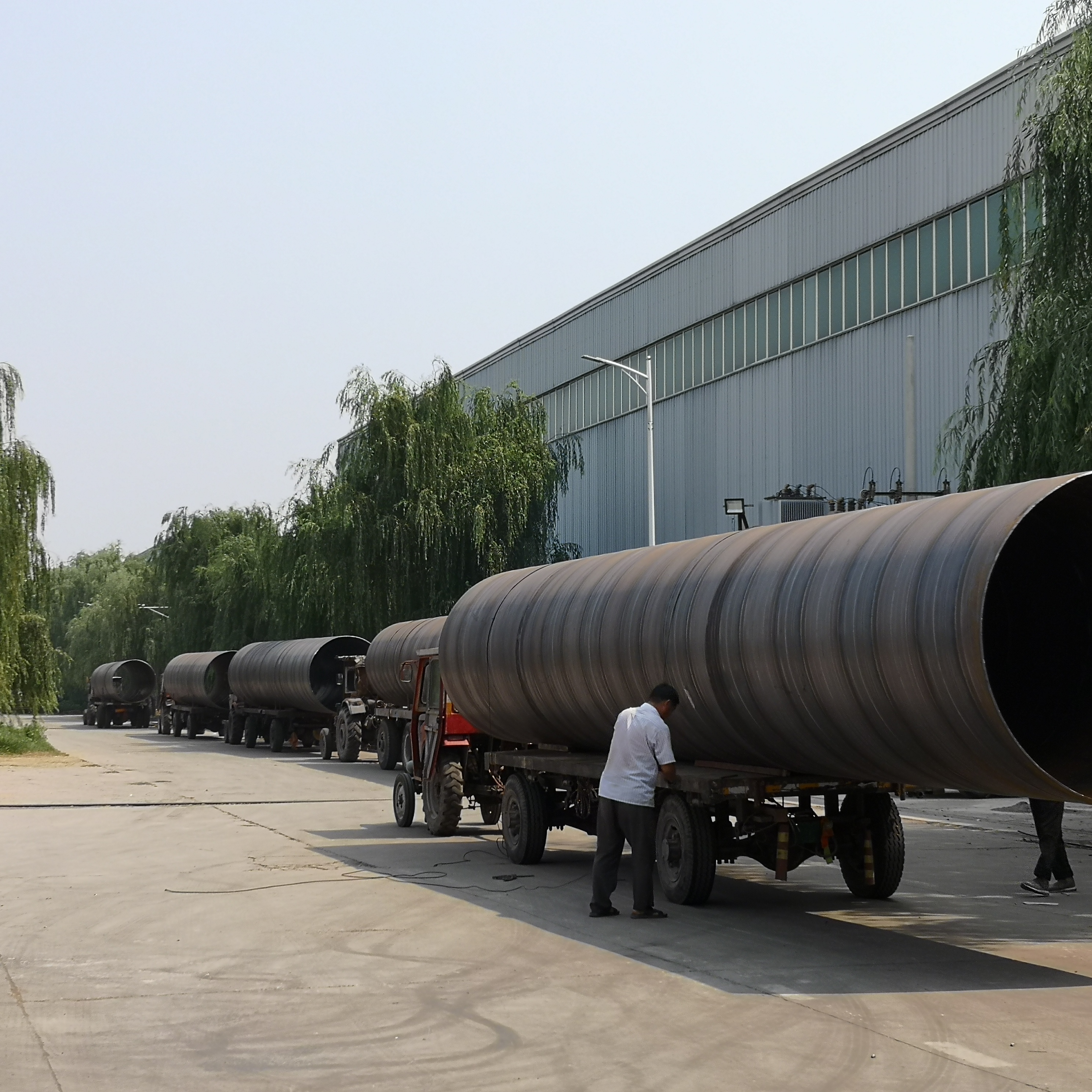 武汉螺旋钢管生产厂家可加工325--3620大口径螺旋钢护筒图片