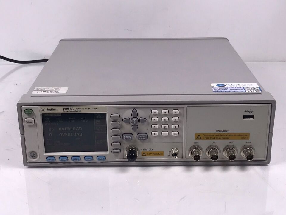 是德科技Keysight E4981A电容计/数字电桥 2.3 ms（1 MHz）