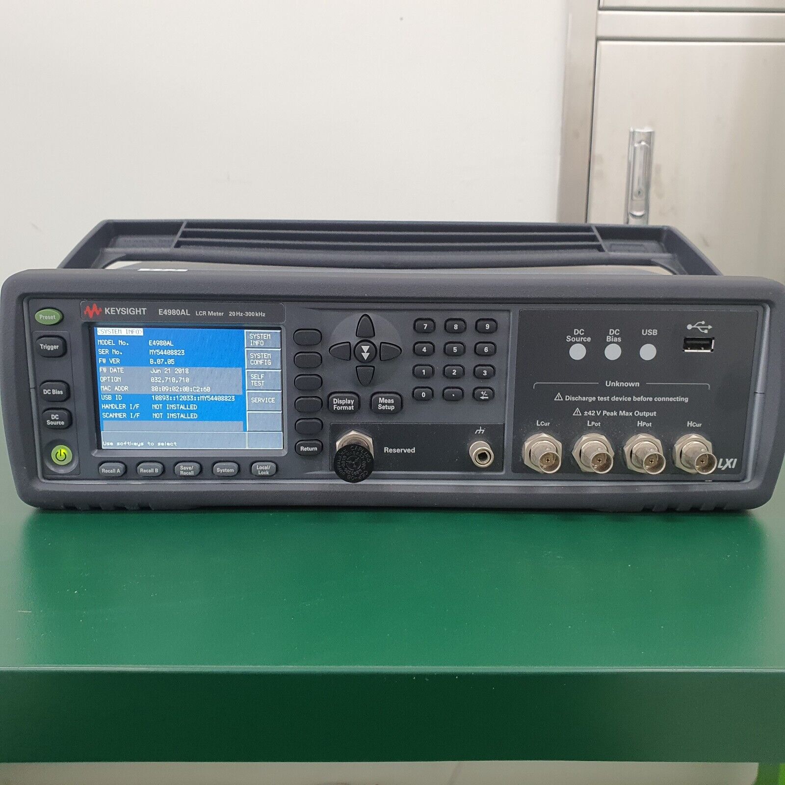 Agilent/安捷伦E4980A精密LCR表20 Hz至2 MHz/回收
