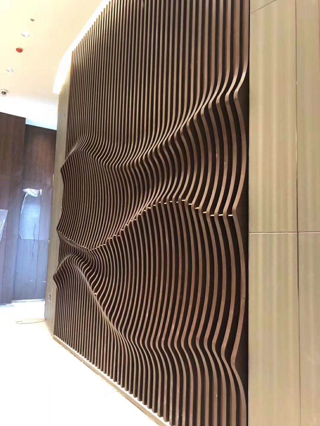 佛山市木纹曲面墙身铝板假山造型园林铝板设计厂家木纹曲面墙身铝板假山造型园林铝板设计